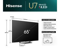 Hisense TV Mini-LED 144Hz 65" 4K Ultra HD 65U7NQ