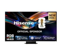 Hisense Smart TV RGB MiniLED 170Hz 65" 4K 65UR9S, Schermo Anti-Riflesso, 100% BT2020, Dolby Atmos 4.1.2 By Devialet, Dolby Vision IQ, VIDAA OS, USB-C, Native 170Hz Game Mode, Wifi 6E, BT, lativù 4K