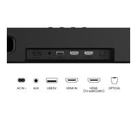 Hisense AX3120Q Soundbar 3.1.2, subwoofer wireless, potenza, 440W, Supporta Dolby Atmos e DTS: X, Bluetooth, HDMI, USB, Ingresso Audio Ottico