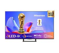 Hisense TV 65" QLED 4K 2025 65A72Q, Smart TV VIDAA U8, Dolby Vision, HDR 10+, Game Mode Plus, Dolby Atmos 2.1 con Subwoofer, Alexa Built-in, VIDAA Voice, Tuner DVB-T2/S2 HEVC 10, lativù 4K, 65''