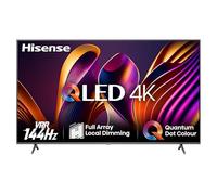 Hisense TV 75" QLED 4K 144Hz 75E77NQ PRO, Smart TV VIDAA U7, Dolby Vision IQ, HDR 10+ Adaptive, 144hz Game Mode PRO, Dolby Atmos 2.1, Alexa Built-in, Tuner DVB-T2/S2 HEVC 10, lativù 4K, 75'', 2024