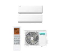 Hisense Uni Air Climatizzatore Dual Split 2AMW42U4RGC 9000+12000 Btu, R32, Inverter, Self-Cleaning, Timer, Oscillazione automatica, WiFi, Nuovo Modello 2025, A++/A++