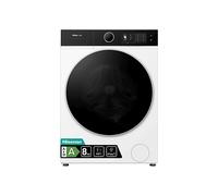 Hisense WF5I8043BWF Lavatrice slim a Carica Frontale 8 kg, Classe A-30%, 1400 rpm, 15 Programmi, Connectivity, Vapore, Refresh, Display Touch, Maxi cestello, Programma rapido