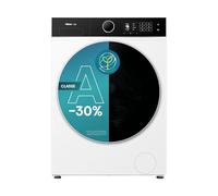 Hisense WF5I8043BWF Lavatrice slim a Carica Frontale 8 kg, Classe A-30%, 1400 rpm, 15 Programmi, Connectivity, Vapore, Refresh, Display Touch, Maxi cestello, Programma rapido