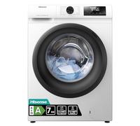 Hisense WFQE7012EVM Lavatrice Slim Carica Frontale, 7kg, Classe A, 1200 giri, Vapore, Motore Inverter