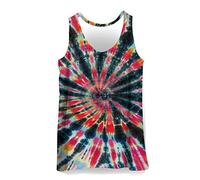 Hiser Canottiera Sportiva da Uomo Tie-Dye Camuffare Stampa Canotta Bodybuilding Fitness Palestra Muscolo Formazione Smanicato Vest Traspirante Sport Senza Manica Tank Top - XXS-4XL (B,XXL)