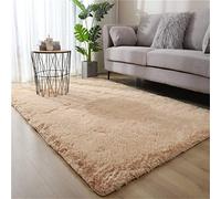 Hiser Shaggy Tappeto per Soggiorno, Moderno Soffice Peloso Ultra Molle Antiscivolo Tappeti Moquette per Interni Divano Camera da Letto Bambino Cameretta (Cammello,120x160cm)