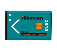Hisewen BL-5C - Batteria di ricambio per Nokia 3100, 3110, 1100, 1101, 1110, 1110i, 1112, 1200 e radio