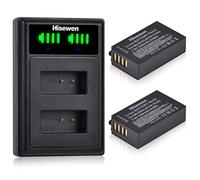 Hisewen EN-EL20 EN-EL20a Batteria (2Pack) e doppio caricatore per Nikon Coolpix P1100, P1000, P950, 1 AW1, 1 J1, 1 J2, 1 J3, 1 S1, 1 V3, DL24-500, Coolpix A Fotocamera digitale.