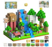 HISHOPTOY Locs di Costruzione Magnetico, 108 Pezzi, Gioco Educativo per Bambini 3-12 Anni Cubi Magnetici