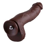 HiSmith HSA26 Monster Series Huge Dildo KlicLok Brown 25cm