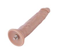 HiSmith HSA31 Slim Anal Silicone Dildo KlicLok 17.8cm Skin