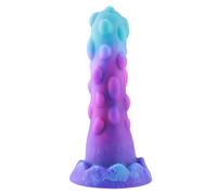 HiSmith WDD019-XS-F Monster Fantasy Slim Beginner Lifelike Soft Silicone Dildo with Suction Cup 14.5cm