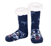 Hisonwel Mens Pantofole Calzine Animale Fuzzy Rutschschutz pelosi Inverno Caldo morbido cazzo Pelle gefüttert Calzine termiche per la casa