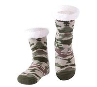 Hisonwel Uomo Calze a pantofola ultra morbidi caldo termici Calzini invernali Natale Calze con Suola Antiscivolo