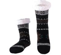 Hisonwel Uomo Calze a pantofola ultra morbidi caldo termici Calzini invernali Natale Calze con Suola Antiscivolo