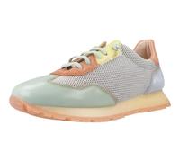 HISPANITAS - Scarpe Sneakers in pelle con coulisse elastica,Suola in gomma,Griglia,Pescaggio,Camoscio, per: Donna, azzurro, 39 EU