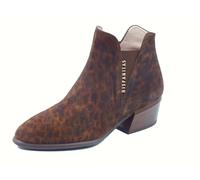 Hispanitas PHI254383 Verona Leopard Tronchetti a Punta per Donna in Nabuk Tacco Basso (Taglia 38)