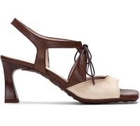 Hispanitas Sandalo da donna con tacco rosa, beige, 42 EU