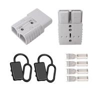 HISports Anderson Plug 175A 600V Connettore Batteria a disconnessione Rapida con Cappuccio in Gomma Dura Connettore di Alimentazione modulare Kit Spina Anderson