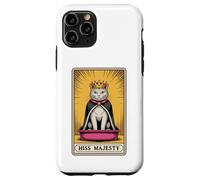 Hiss Majesty - Lettiera per gatti mistica con carta dei tarocchi Custodia per iPhone 11 Pro