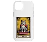 Hiss Majesty - Lettiera per gatti mistica con carta dei tarocchi Custodia per iPhone 14 Plus