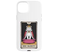 Hiss Majesty - Lettiera per gatti mistica con carta dei tarocchi Custodia per iPhone 15 Plus