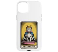 Hiss Majesty - Lettiera per gatti mistica con carta dei tarocchi Custodia per iPhone 15 Plus