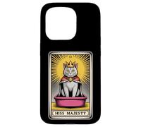 Hiss Majesty - Lettiera per gatti mistica con carta dei tarocchi Custodia per iPhone 15 Pro