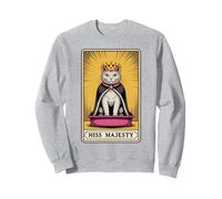 Hiss Majesty - Lettiera per gatti mistica con carta dei tarocchi Felpa