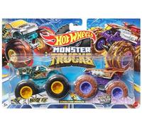 HISSY FIT vs RATICAL RACER - Auto Hot Wheels Monster Trucks Demolition Doubles