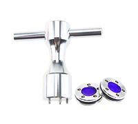 HISTAR 2 pesi da golf personalizzati blu (20 g) + chiave d'argento per putter Titleist Scotty Cameron