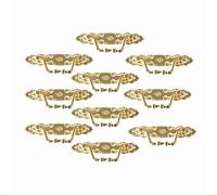 Histeaa 10 Pezzi Maniglie Antiche per Cassetti nel Lega di Maniglie Dorate per Armadi e Cassetti per Porte Mobili (Con)