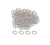 Histeaa 100PZ 19Mm Loose Leaf Binder Rings Key Rings Book Rings Binder Rings per Scrapbook/Album/Craft