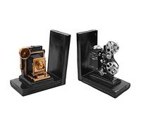 Histeaa Videocamera Cinematografica retrò Videoproiettore Proiettore da Film nel Nero Libreria Creativa Libreria per Studio di Gioielli Vintage Studio Decorazioni per La Casa