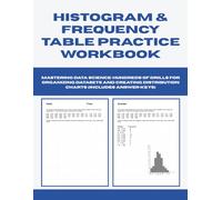 Histogram & Frequency Table Practice Workbook: Mastering Data Science - Hundreds of Drills for Organizing Datasets and Creating Distribution Charts (Includes Answer Keys)