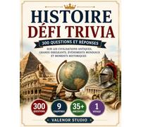 HISTOIRE DÉFI TRIVIA: 300 Questions et Réponses sur les Civilisations Antiques, les Grands Dirigeants, les Événements Mondiaux et les Moments Historiques