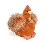 Histoire d'ours - Peluche Gallina - Animale della fattoria - Pollastrella arancione - 20 cm - Carina e dolce - Idea regalo per la nascita e il compleanno per ragazza e ragazzo - HO3161