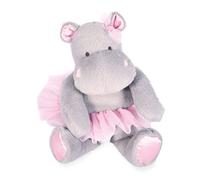 Histoire d'ours - Peluche Ippopotamo - Hippo Tutu - Grigio/Rosa - 22 cm - Peluche morbido e carino per i Calini - Idea regalo per la nascita e il compleanno per la ragazza - HIPPO - HO3173