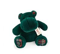 Histoire d'ours - Peluche Ippopotamo - HIPPO - Verde Abete - 25 cm - Peluche morbido e carino per i calini - Idea regalo di nascita e compleanno per ragazza e ragazzo - HIPPO - HO3200