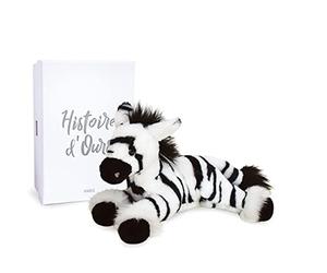 Histoire d'ours - Peluche Zebra - 25 cm - Bianco/Nero - Regalo per bambini - Zephir La Zebra - Terra Selvaggia - HO3048
