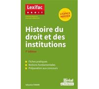 Histoire du droit et des institutions