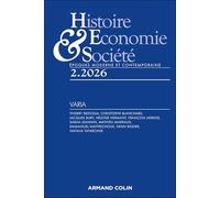 Histoire, Economie et Société 2/2026: Varia