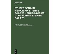 Histoire et institutions, 2 (Copertina rigida)