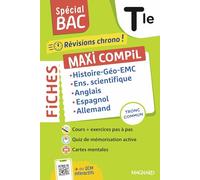 Histoire-Géo-EMC + Enseignement scientifique + Anglais + Espagnol + Allemand Tle: Tout le programme en 191 fiches, cours ultra-visuel, mémos, schémas-bilans, exercices et QCM