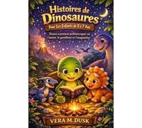 HISTOIRES DE DINOSAURES POUR LES ENFANTS DE 5 À 7 ANS: Douces aventures préhistoriques sur l’amitié, la gentillesse et l’imagination