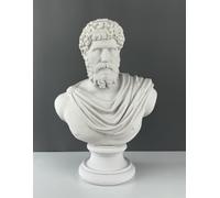 HISTONICA Statua del busto di Marco Aurelio, 45 cm, scultura artistica dell'imperatore romano, decorazione statua
