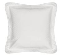 Historic Charleston King Charles Matelasse Euro Sham, Cotone, Bianco, 66 x 66 cm (Pack of 1)