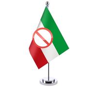 Historic Iran Flag - Patriotic Polyester Cloth National Flag | Decorative Flags for Home Office Classroom Dorm Meeting Room Study Reception Desk 30x7x7cm