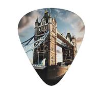 Historic Old Tower Bridge London - Plettri per chitarra, materiale ABS di alta qualità, vari spessori, migliora la tua esperienza di gioco